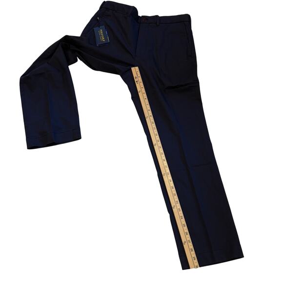 Polo Golf Ralph Lauren Pants Mens Size 33x30 Blue Tailored Fit Chino Stretch - Picture 9 of 10